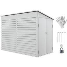 OutSunny Outbuildings OutSunny 5' Steel Outdoor Storage Shed, Lean (Building Area )