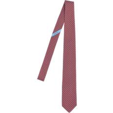 Ferragamo Red Accessories Ferragamo Printed Tie U