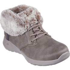 Skechers Winter Shoes Children's Shoes Skechers Women's Slip-ins: On-the-GO Joy Cozy Charm Boots Dark Taupe Textile Vegan