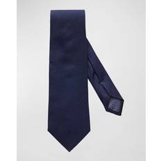 Eton Clothing Eton Solid Textured Silk Classic Tie Blue