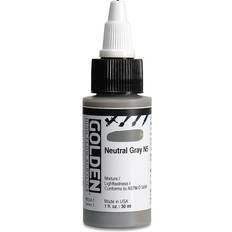 Water Based Arts & Crafts Golden High Flow Acrylics Neutral Gray N5 30ml