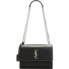 Saint Laurent Sunset Medium Crossbody Bag - Black