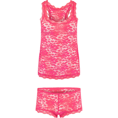 Women Lingerie Sets Adore Me Roanne Lingerie Tank & Short Set - Pink