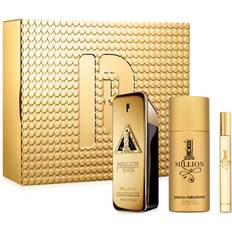 Paco Rabanne Men Gift Boxes Paco Rabanne 1 Million Elixir Gift Set Parfum 100ml + Parfum 10ml + Deo Spray 148ml