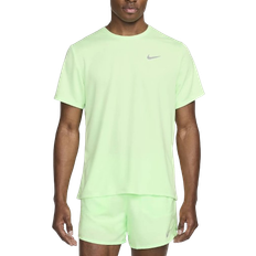 Nike Men's Miler Dri-FIT UV Short Sleeve Running Top - Vapor Green