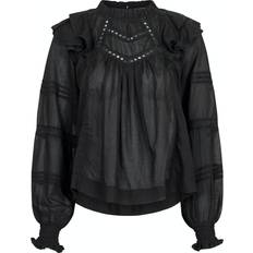 Neo Noir Bluser Neo Noir Simkie S Voile Blouse - Black