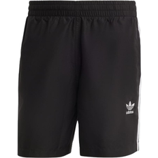 Bademode reduziert Adidas Originals Adicolor 3 Stripes Swim Shorts - Black/White