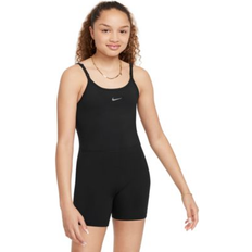 Polyester Bodys Nike One Girls' Dri-FIT Leotard Black