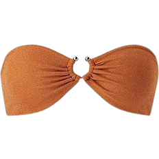 Gina Tricot Glitter Detail Bikini Top - Sunburn
