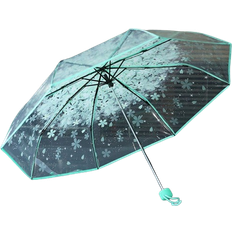 Gjennomsiktige paraplyer Grandado Sakura Umbrella Green