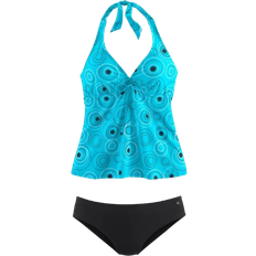 s.Oliver Underwire Tankini - Turquoise Printed