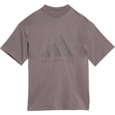 Adidas Unisex Overdeler Adidas Basketball 001 T-shirt - Charcoal