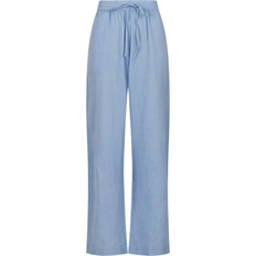 Neo Noir Sonar Linen Pants - Light Blue