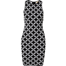 Michael Kors Empire Logo Jacquard Tank Dress - Black