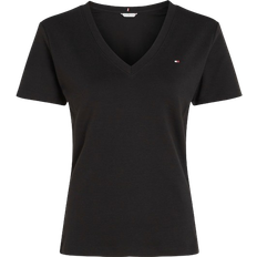 Tommy Hilfiger V-Neck Slim T-shirt - Black