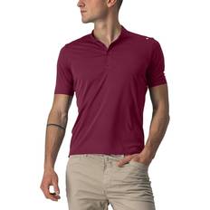 Castelli Polo Shirts Castelli Tech Polo Shirt Men's Bordeaux