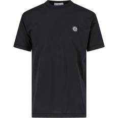 Tops Stone Island Logo T-Shirt Black