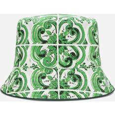 Dolce & Gabbana Men Hats Dolce & Gabbana Majolica reversible bucket hat