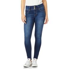 Sportswear Garment Jeans WallFlower Women's InstaSoft Sassy High Rise Skinny Blue Pants 14W-Regular