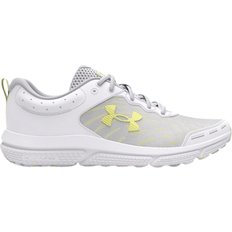 Under Armour Women Running Shoes Under Armour Charged Assert 10 W - White/Sonic Yellow