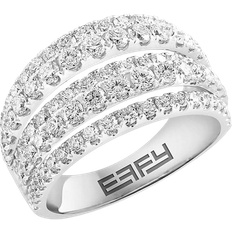 Effy Lab Created Ring - White Gold/Diamonds