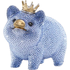 Jay Strongwater Piggy Bank with Crown