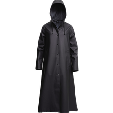 Baumwolle Regenjacken & Regenmäntel Stutterheim Mosebacke Long Raincoat - Black