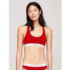 Tommy Hilfiger Red Bras Tommy Hilfiger Women's Logo Unlined Bralette Red Primary Red