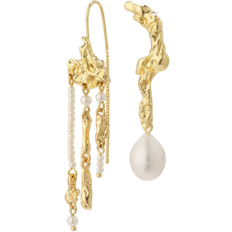 Pilgrim Moon Earrings - Gold/Pearls