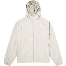 Fred Perry Hooded Shell Jacket - Light Oyster