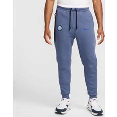 Hosen & Shorts Nike Inter Milan Tech Fleece Men's Football Joggers Blue Cotton/Polyester