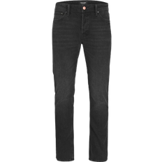 Herren - W44 Jeans Jack & Jones Mike Original Sbd 425 Tapered Fit Jeans - Black Denim