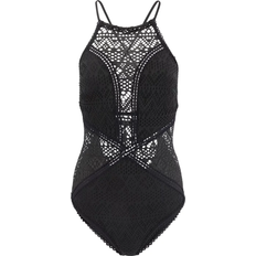 Polyester - Women Swimsuits Adore Me Margaret Contour Swimwear - Black