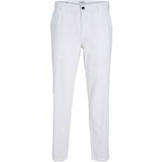 Jack & Jones Tapered Fit Chino Trousers - White/Bright White