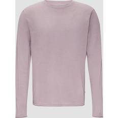 Herren - Leinen Pullover Pullover flieder