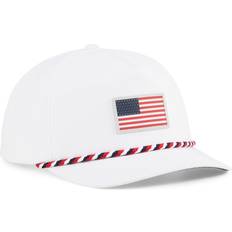 Puma Men Caps Puma Men's Volition Flag Tech Cap, White Glow