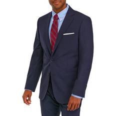 Men - Polyester Blazers Brooks Brothers Men's Wool Stretch Classic Fit Suit Jacket - Navy