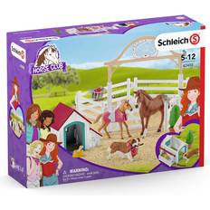 Schleich Horse Club Hannahs Guest Horses with Ruby the Dog 42458