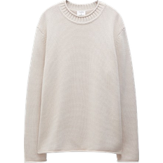 Filippa K Rolled Hem Sweater - Light Beige