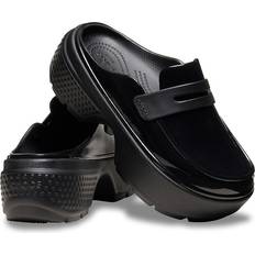 Crocs Unisex Low Shoes Crocs Stomp High-Shine Penny Loafer Black Mens 9/Womens 11
