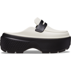 Crocs Unisex Loafers Crocs Linen Black Stomp Loafer Shoes