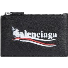 Balenciaga Men's Cash Large Long Coin & Card Holder - Black
