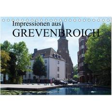 Calvendo Impressions from Grevenbroich A5 Landscape Desk Calendar 2025