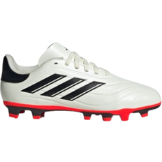 Adidas Fußballschuhe Adidas Junior Copa Pure II MG - Ivory/Core Black/Solar Red