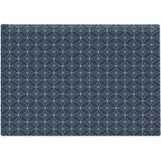 Ambesonne Abstract Dotted Floral Arrangement Circular Traditional Japanese Motifs Large Chopping Board 11.5"