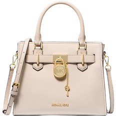 Michael Kors Hamilton Small Leather Satchel - Lt Cream