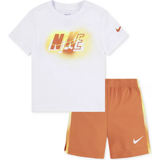 Nike Toddler Hazy Rays Shorts Set - Safety Orange (76M041-N1Y)