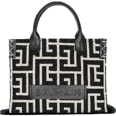 Balmain B Army Monogrammed Jacquard Tote Bag - Black