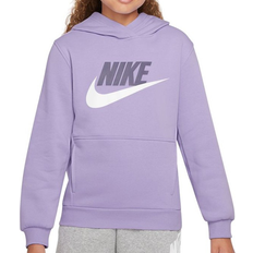 Nike Big Kid's Sportswear Club Fleece Hoodie - Hydrangeas/White/Daybreak