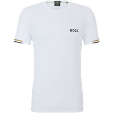 Hugo Boss Men Clothing Hugo Boss X Matteo Berrettini signature Stripe Artwork T-shirt - White